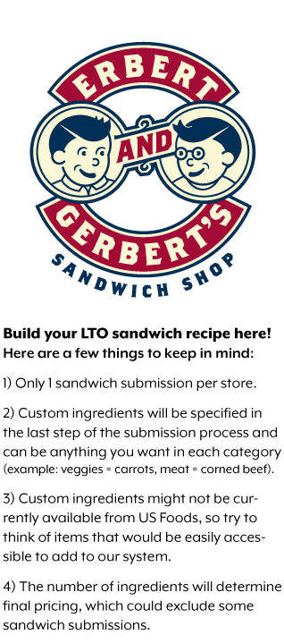 UW - Eau Claire | Erbert and Gerbert's Sandwich Builder